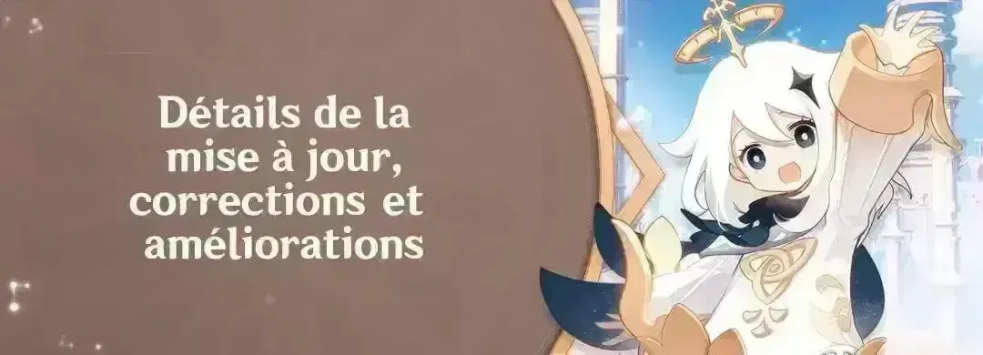 Détails de la mise à jour, corrections et améliorations de la version Luna III(12/25)